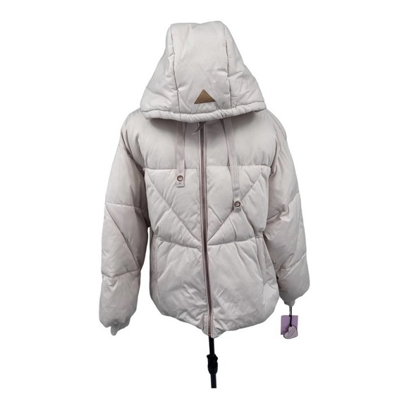 Avec Les Filles Rose Gold Hardware Short Puffer NWT - Picture 9 of 12